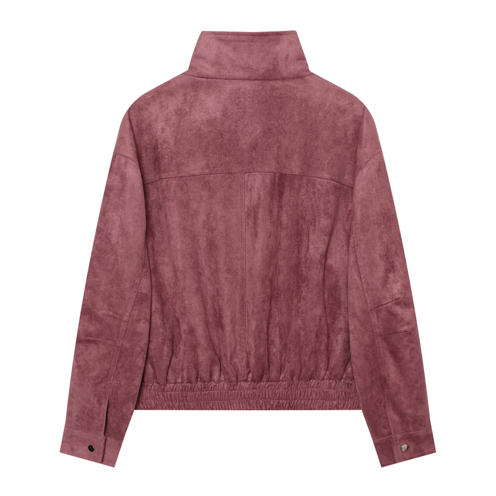 European and American style foreign trade women's clothing new 2026 stand collar pure leather pilot jacket jacket