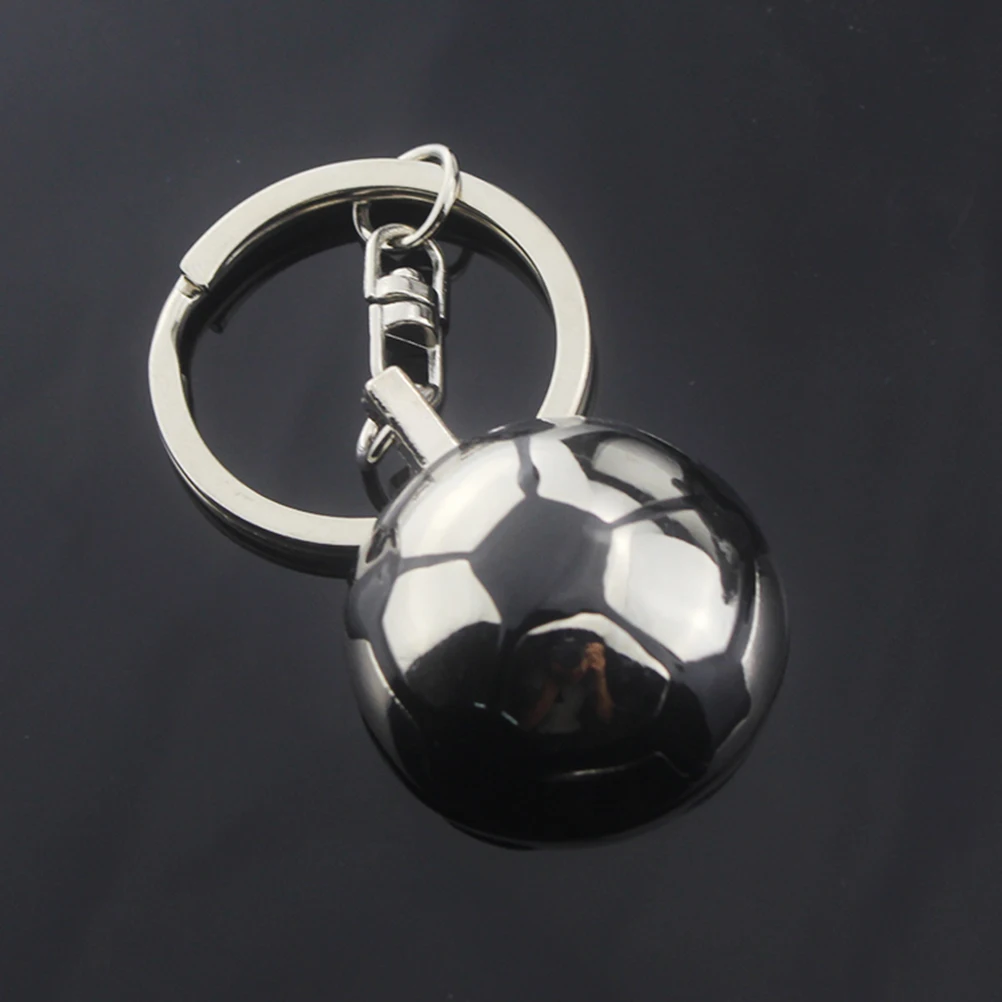 

Metal Keychain Football Pendant Durable Material Keyring Creative Commemorative Gift Sports Team Party Supplies Soccer