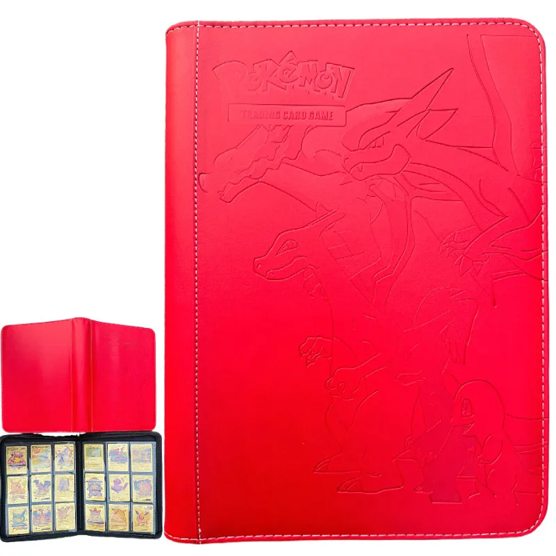 Kaartenmap met 9 vakjes, verzamelmap voor trading cards, displaymap, opbergmap voor Pokémon PTCG TCG Yugioh MTG gamekaarten