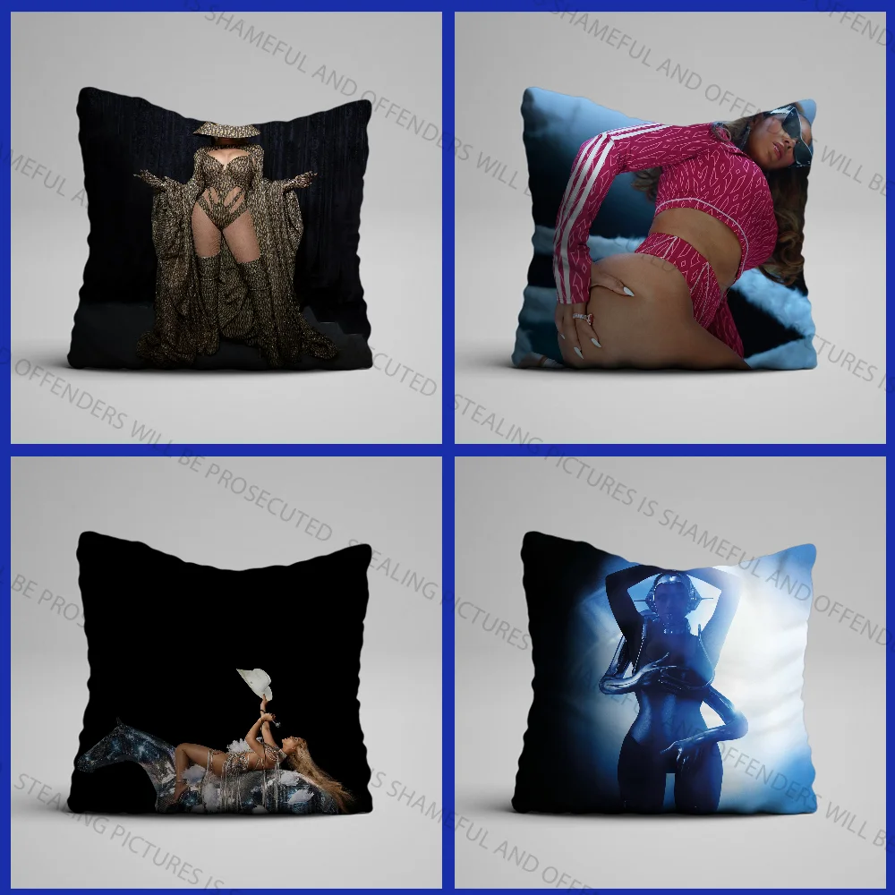 

Renaissance B-Beyonces Singer Pillow Case Pillowcase Home Sofa Cushions Car Cushions Office Pillow