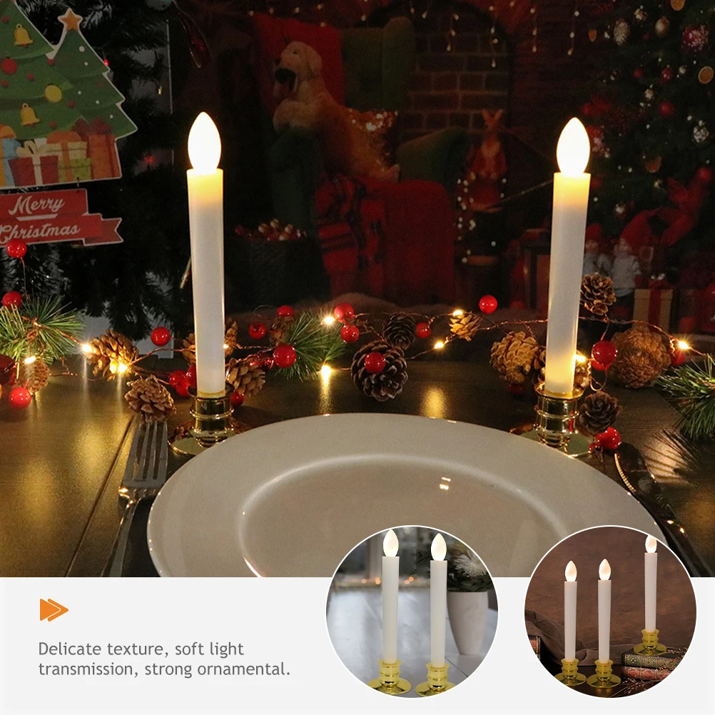 

6pcs Led Christmas Light Flameless Tea Light For Home Party Decorations Christmas Tealight For Theme Party Warm