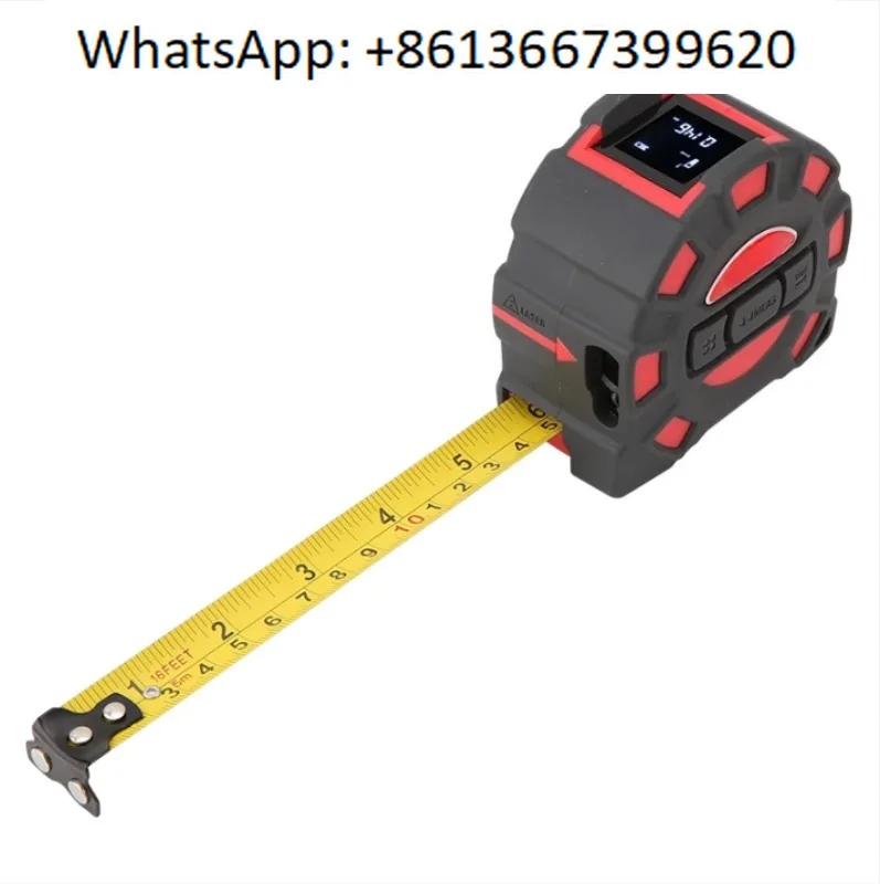 

Las-er tape measure high precision distance meter infrared tape measure digital display handheld electronic ruler LM50T