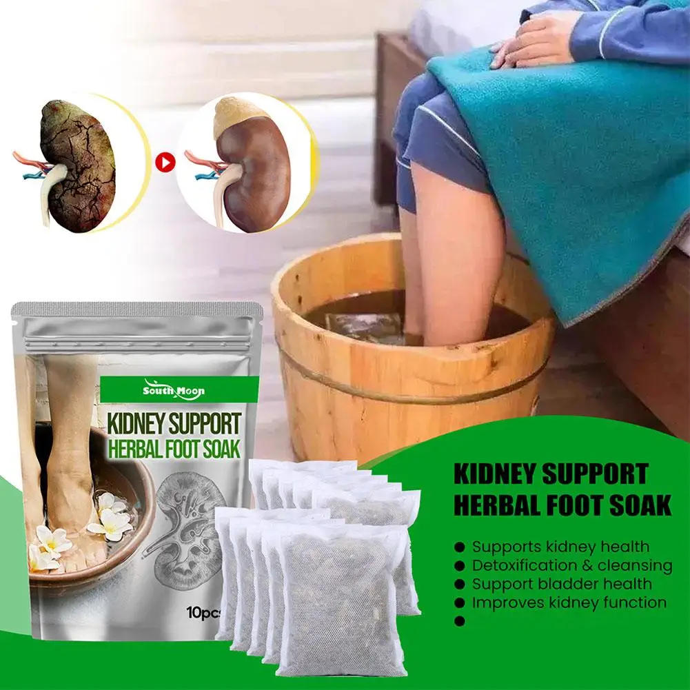 Detox Foot Soak Herbal Lymphatic Health Promote Blood Improve Kidney Remove Stress Bath Sleep Foot Circulation Support Mois D9A5