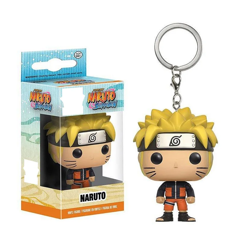 Llaveros de Naruto, figuras Kawaii de Boruto, Uzumaki, Kakashi, Sasuke, Kurama, decoración de mochila de coche, juguetes colgantes, regalos para