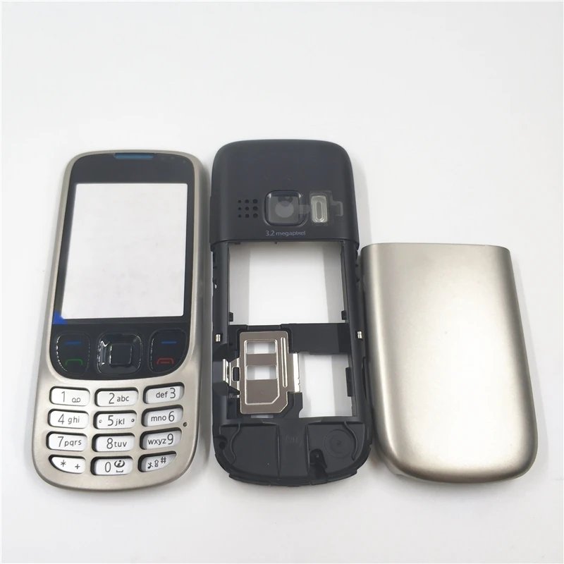 

For Nokia 6303C 6303i 6303 Full Phone Housing Cover Case Repair Parts +English Keypad