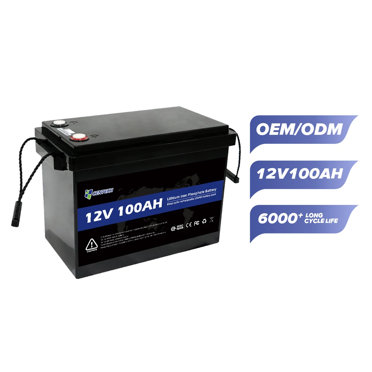 DIY Battery Box High Performance 12v LiFePO4 Battery Pack With BMS 100ah Lithium Batteries for Solar System RV Home Appliance