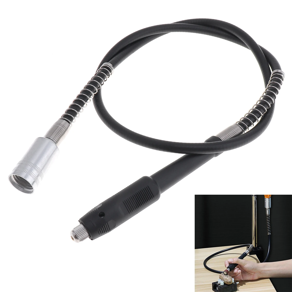 

108CM/3.5Ft Flexible Shaft Drill Bit Extension Shaft Inner Tube Core Bits Rotary Grinder Tools for Drill/Polishing Machine