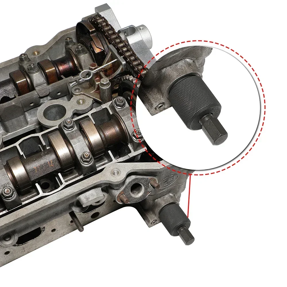 Herramienta de bloqueo de sincronización del motor de alineación del árbol de levas, juego maestro de doble Vanos para BMW M52TU M54 M56