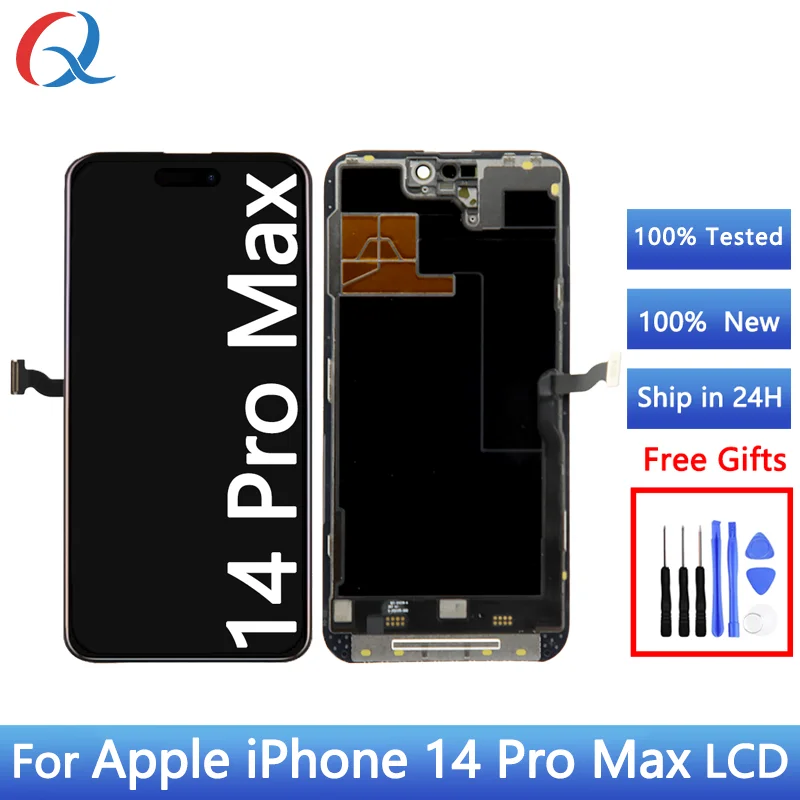 LCD per telefoni cellulari per iphone 14 Pro Max Display Lcd Touch Screen sostituzione Digitizer Assembly per Apple iphone 14 Pro Max LCD