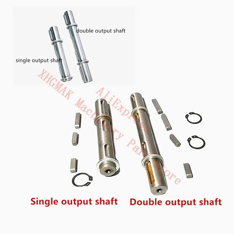 NMRV Worm Gear Reducer, Worm Shaft, saída simples e dupla, RV40