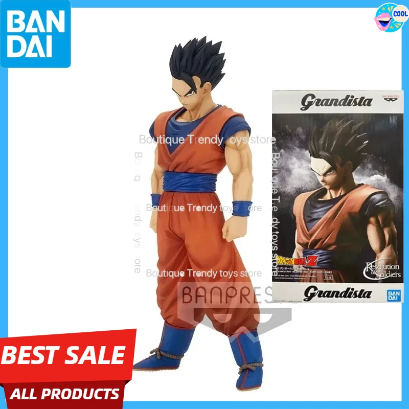 

Оригинальные аниме-фигурки Bandai Dragon Ball Z Grandista Ros Super Saiyan Son Gohan, коллекционные куклы-игрушки