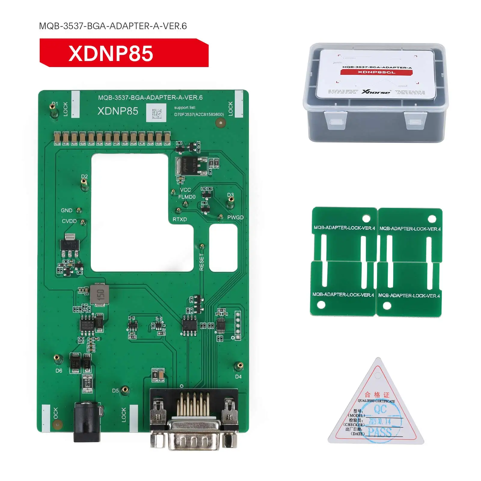 Xhorse MQB48 For VVDI PROG and Key Tool Plus Pad No Disassembly No Soldering 13 Full Set Adapters XDNPM3GL