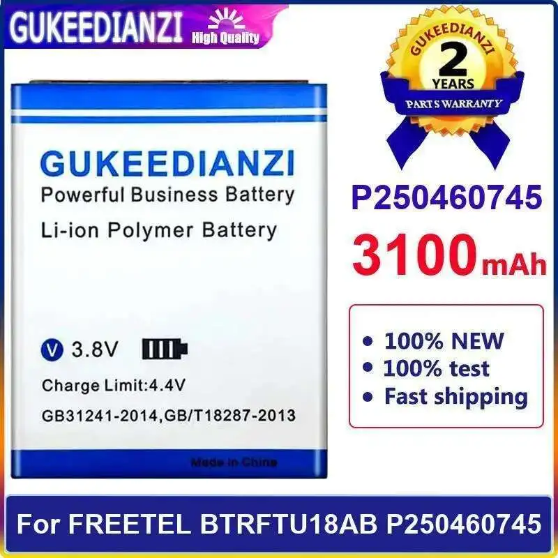 

3100Mah High Performance For Freetel BTRFTU18AB P250460745 Premium Replacement Mobile Phone Battery
