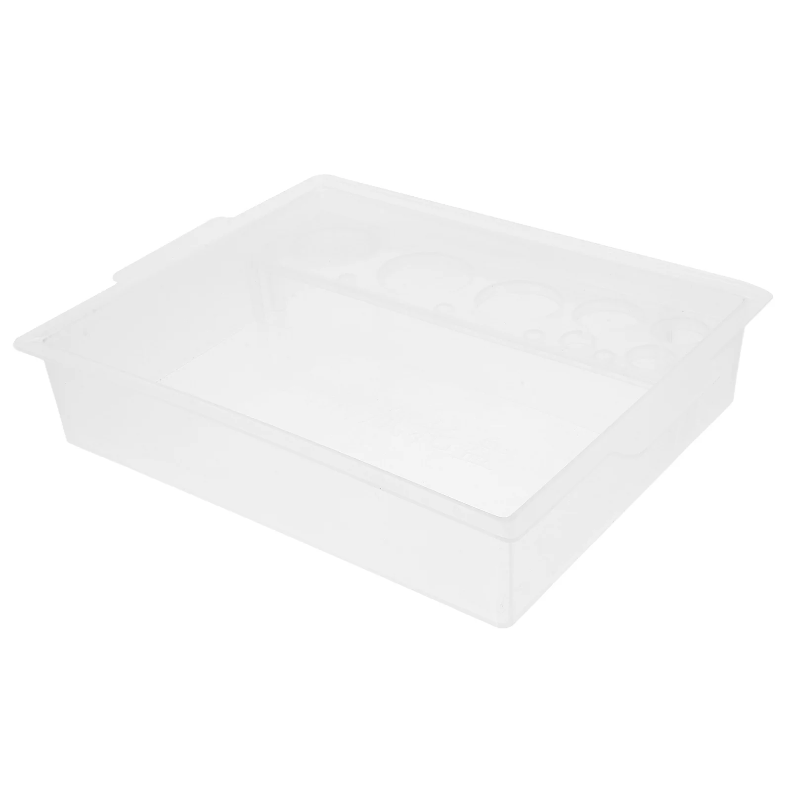 

Laboratory Test Tube Support Transparent Square Plastic Tube Holder Reagent Bottle Tray Rack for Test Tubes Lab Organizer