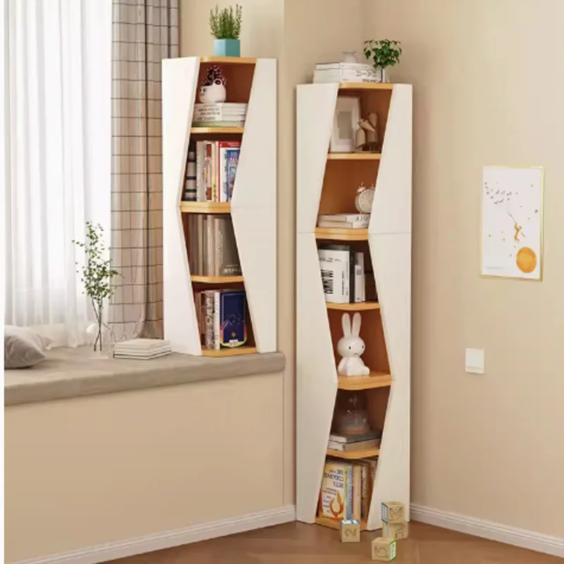 Eckschrank, Eckregal an der Wand, Schrank für die Veranda, Eckregal, Eckregal, Seitenregal, Eckschrank, kreativ