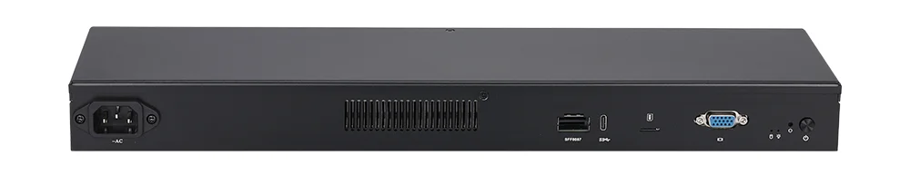 Qotom C3758R C3958 1U Rackable Server Atom Denverton 4*X553 10G SFP+ 5*2.5G LAN Barebone Firewall Router Network Mini PC