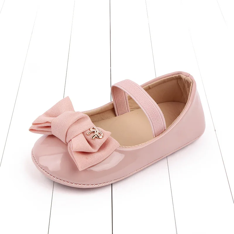 Yibubu Baby Shoes Cute Princess Shoes Indoor Soft Soled Non-slip Todder Shoes Cute Fashion Simple And Generous Baby Shoes