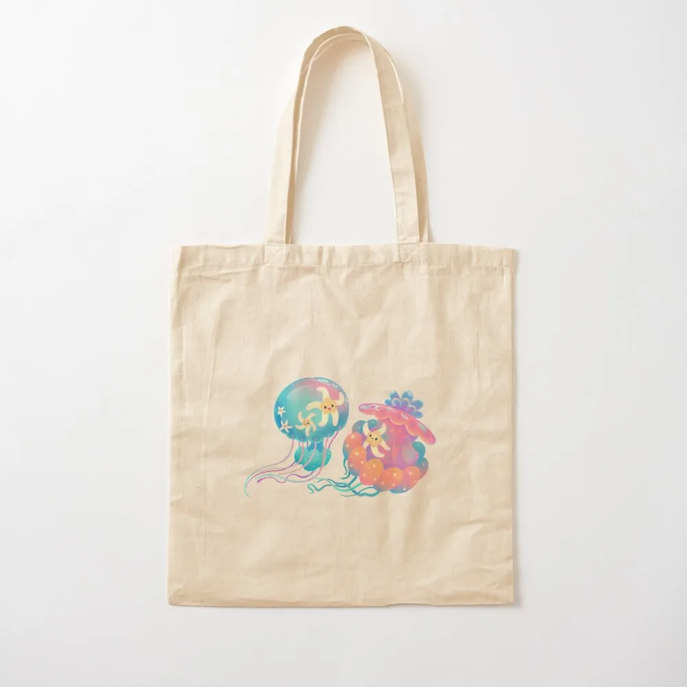 

Jellyfish bus Tote Bag female bag tote bag canvas Canvas Tote