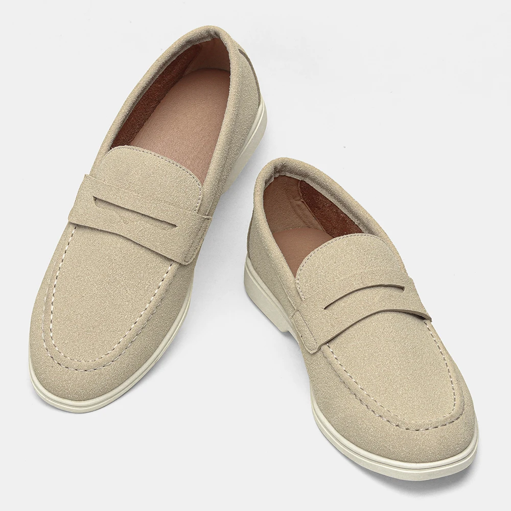 남성 모카신 편안하고 통기성 좋은 여름 패션 남성 가죽 - Suede Loafers Men 리뷰 및 가격