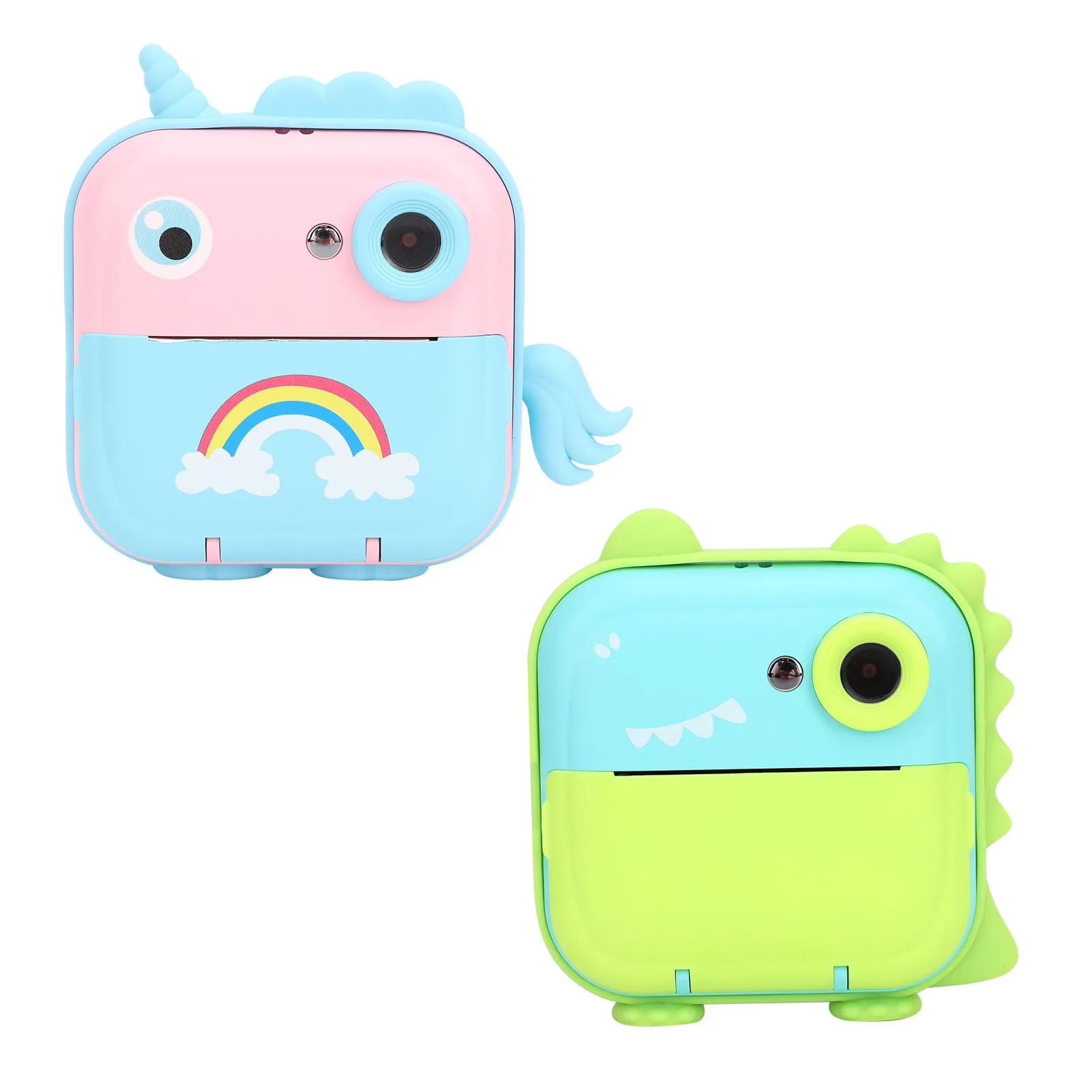 كاميرا أطفال كاميرا طباعة فورية 2.4 بوصة HD كاميرا فيديو رقمية للأطفال مع دعم تطبيق ورق الطباعة لعمر 3-14 سنة #5