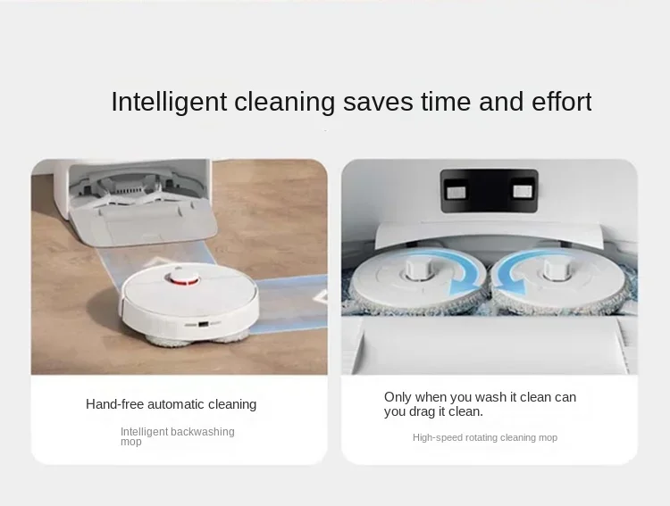 ev eşyaları xiaomi mijia Electric Sweeper leave-in towing robot household Elektrischer Bodenschrubber Lavasciuga pavimenti