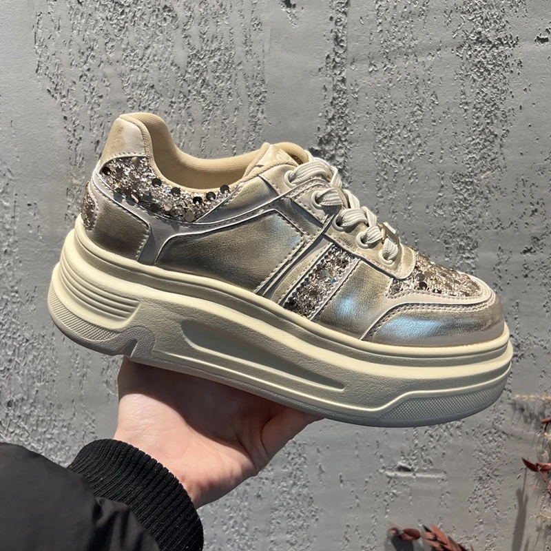 AIYUQI Women's Thick-Soled Casual Sneakers for Spring & Autumn