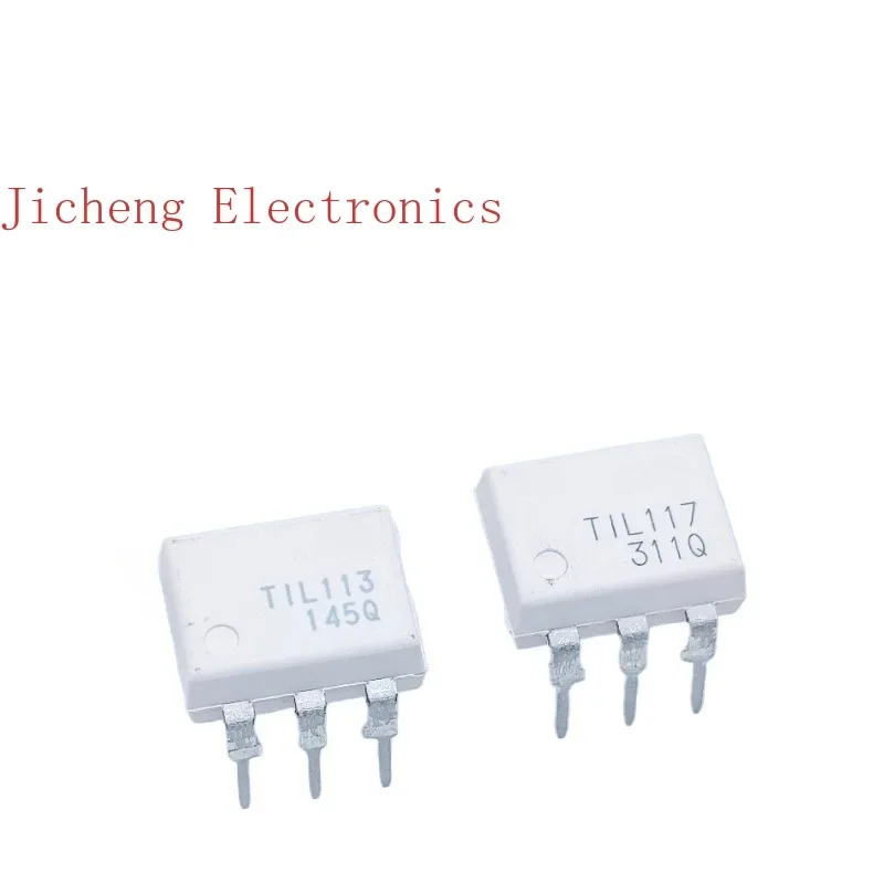 

10PCS TIL113M TIL117M Phototransistor Optocoupler, New Original ON DIP-6
