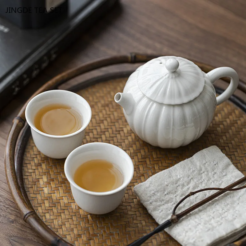 150ml Japanese Handmade Ceramic Teapot Retro Home Filter Tea Infuser Retro Zen Beauty Teapot Chinese Tea Accessories