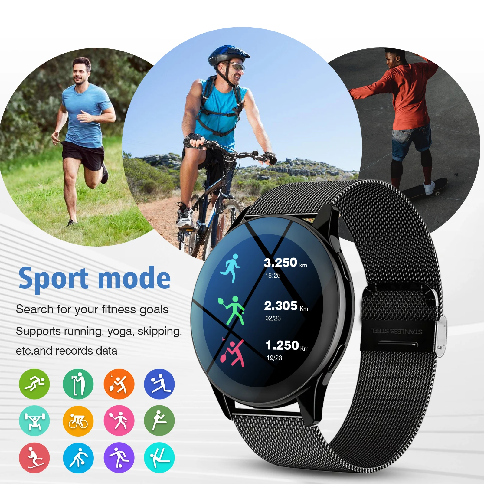 Reloj inteligente de doble cor - Smartwatch Watches Wallpaper reseña y precio