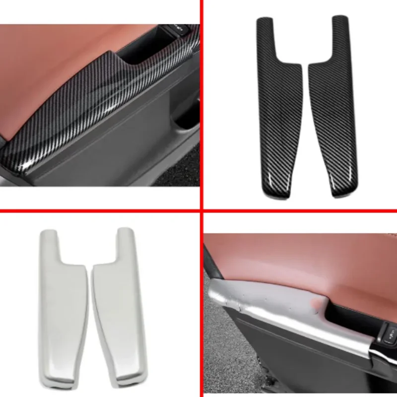 

Car Styling Inner Door Rear Armrest Glass Button Panel Covers Trim Accessories Decoration 2PCS For Honda Odyssey 2022 2023 2024