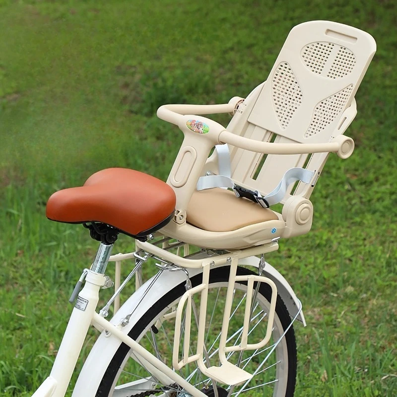 

Bicycle Rear Baby Seats Mountain Bike Folding Child Bicycle Seat Full Surround Seat Rear Seats Safety Protection Child Seat Bike