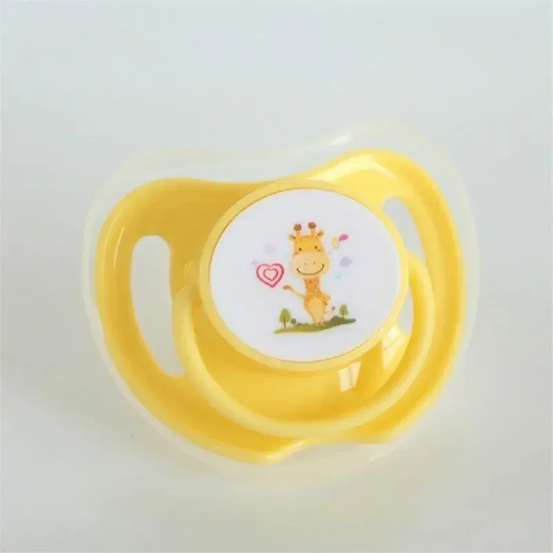 Rabbit Cow Giraffe Dog Pattern Cartoon Pacifier for Baby Infant Nipple Soother Food Grade Newborns Pacifier Teether Accessories view 4