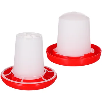 닭용 자동 사료 공급기 키트, 가금류 사료 공급 장비, 염소 컨테이너, 농장 양동이, 플라스틱 아기 디펜서 주전자 