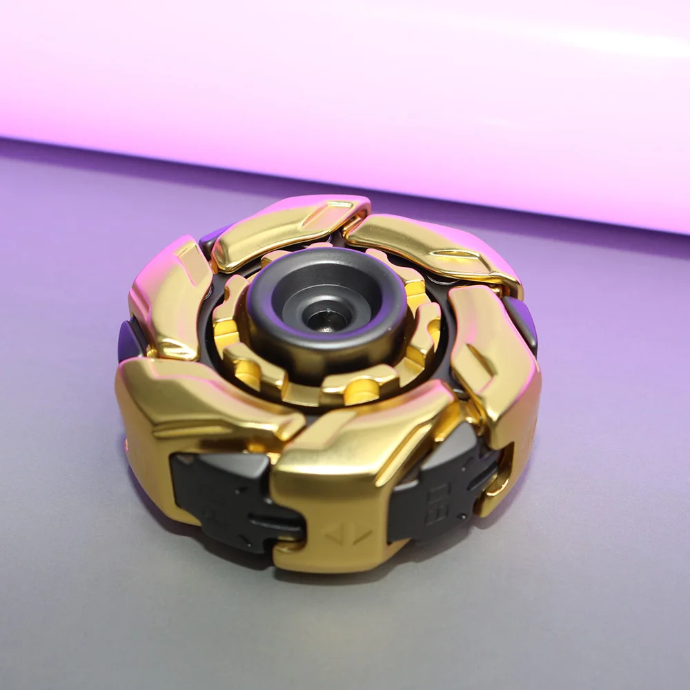 Mecha Transform EDC Metal Fidget Spinner - Jouet Gyro Anti-Stress pour Soulager le TDAH et l'Anxiété, Outil de Décompression pour Adultes, Spinner à Doigts