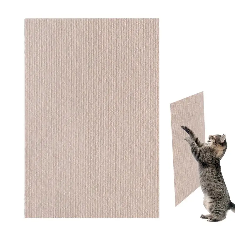 

Cat Scratch Mats Self-Adhesive Cat Couch Protector Cat Scratching Pad Flat Cat Scratcher Easy Pad Replacement For Cat Tree