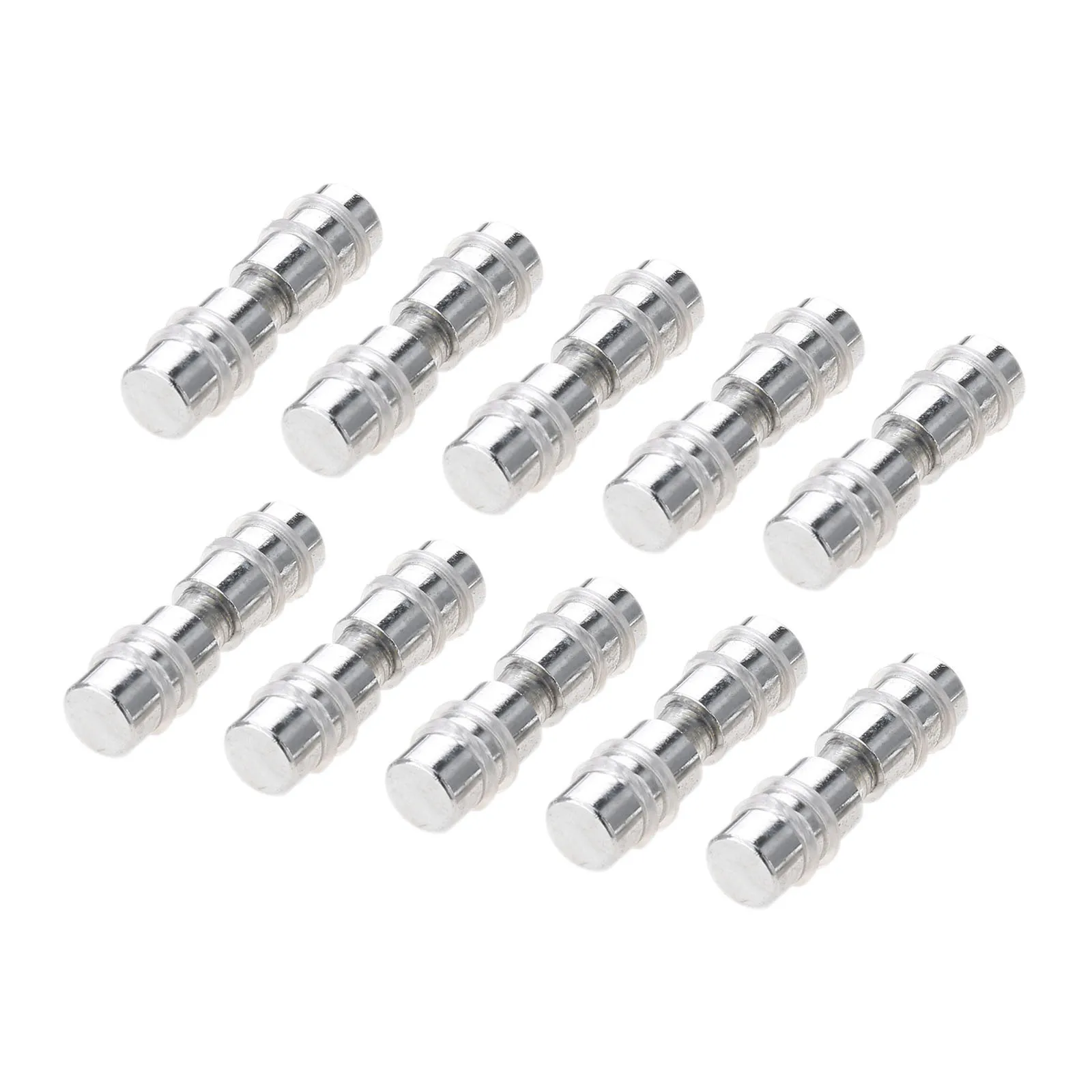 10pcs/set 2-ends Glass Shelf Holder Iron Shelf Bracket Plate Support Holder Fixed Glass Shelf 11x43mm Bathroom Kitchen Hardware