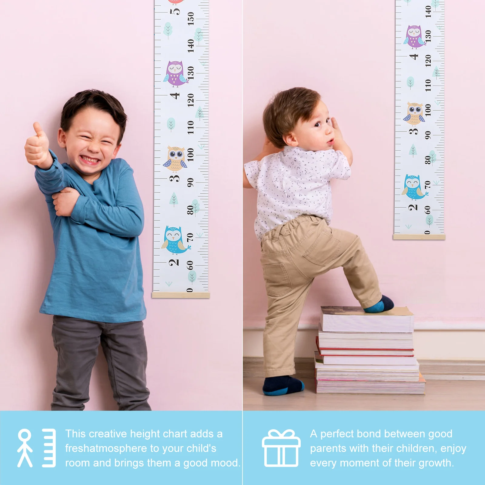 

Height Sticker Wall Ruler Decals Chart Growth Canvas Measure