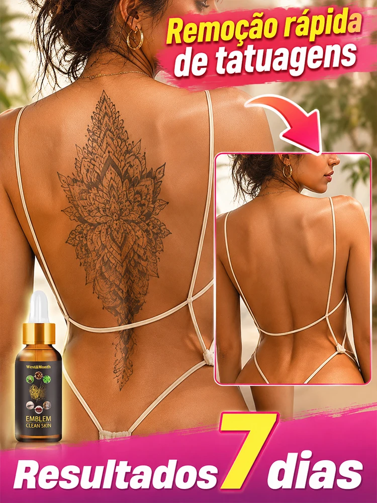Fast Acting Tattoo Pigment Remover Cream Quick Remove Old Body Tattoo & Microblading Permanent Makeup Stains
