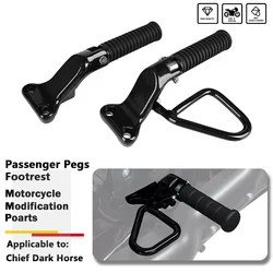 Motorcycle Footrest Passenger Pegs Rear Floorboards Foot Rest Pedal For Indian Super Chief Bobber Dark Horse Sport Limited Icon