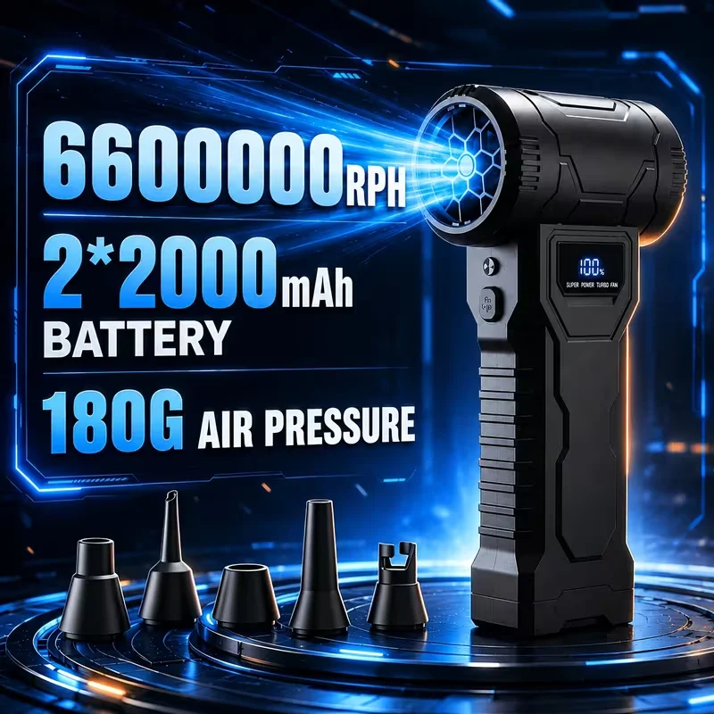 Portable Mini Air Blower for Lens and Electronic Cleaning Cordless Rechargeable Dusting Tool for Delicate Equipment
