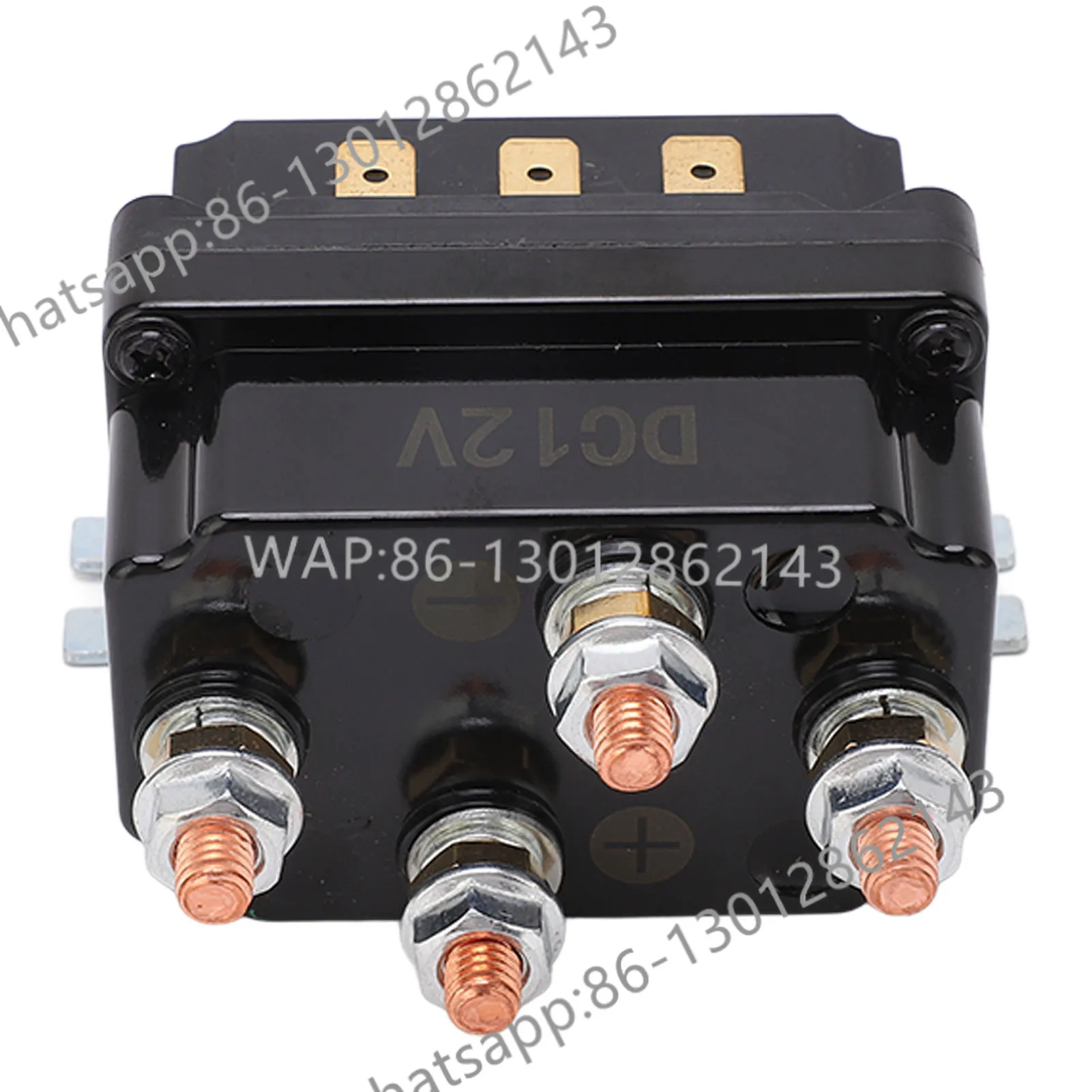 Winch Relay 250A Integrated Waterproof ABS Brass Electric Winch Relay for Off Road Vehicle 12V