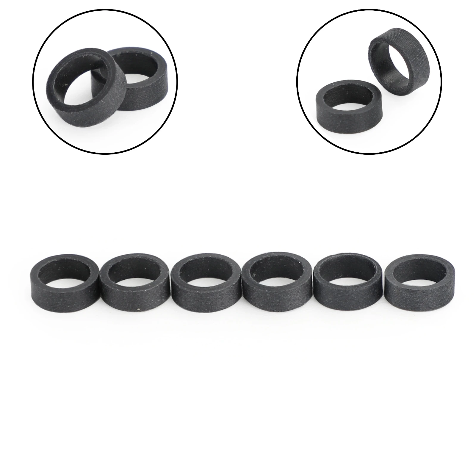 Guarnizioni di riparazione iniettori carburante Artudatech 6 pezzi adatte per BMW 135 335 535 550 650i 740i 750i X5 X6 accessori auto