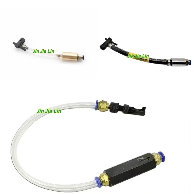 CRIN CRDI Diesel-Piezo-Injektor, Gegendruck-Rückschlagventil, Test-Diesel-Rücklauf-Boost-Ventil-Adapter, 10 Stangen für Bosch Siemens – Detail 1