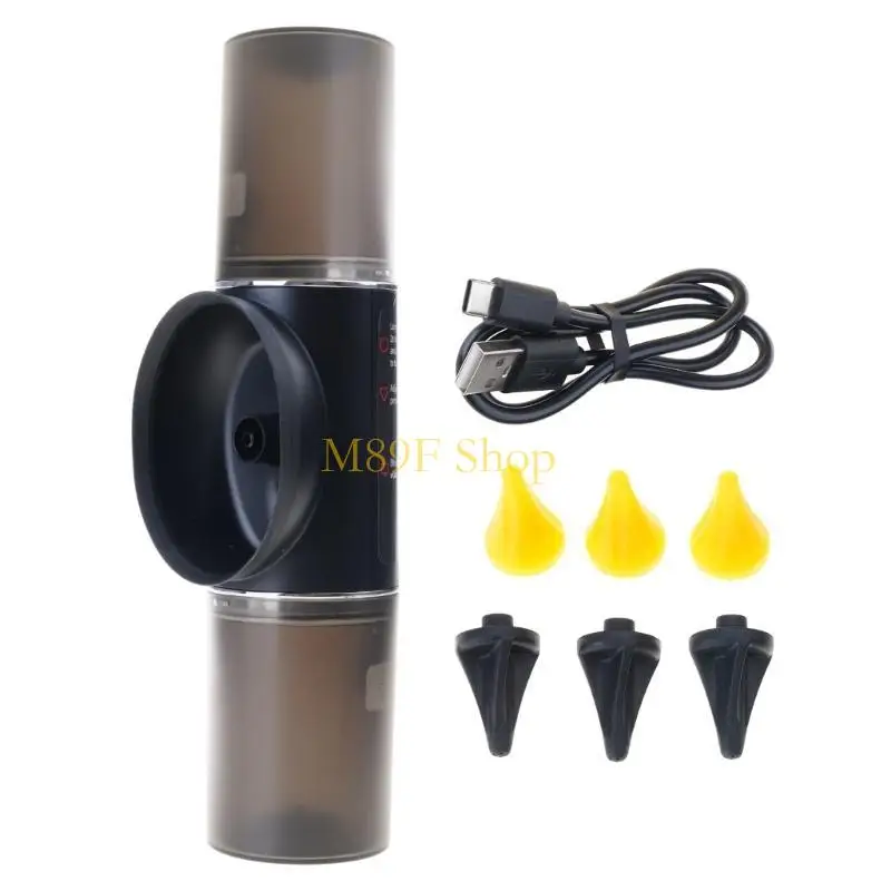 

M89F Электрический набор для удаления серы из ушей Электрический набор для чистки ушей Набор для ирригации ушей с 4 режимами для