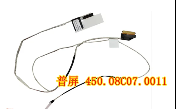 หน้าจอวิดีโอสําหรับ HP 17-X 17-Y แล็ปท็อปจอแสดงผล LCD LED Ribbon กล้อง FLEX CABLE 450.08C06.0011 450.08C07.0011