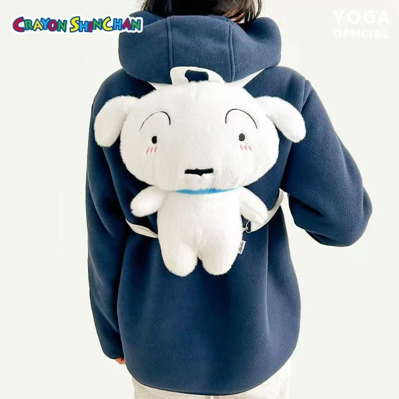 Crayon shin-chan brinquedo de pelúcia mochila bonito dos desenhos animados boneca mochila buriburizaemon bolsa anime mercadoria menino/menina festival presentes