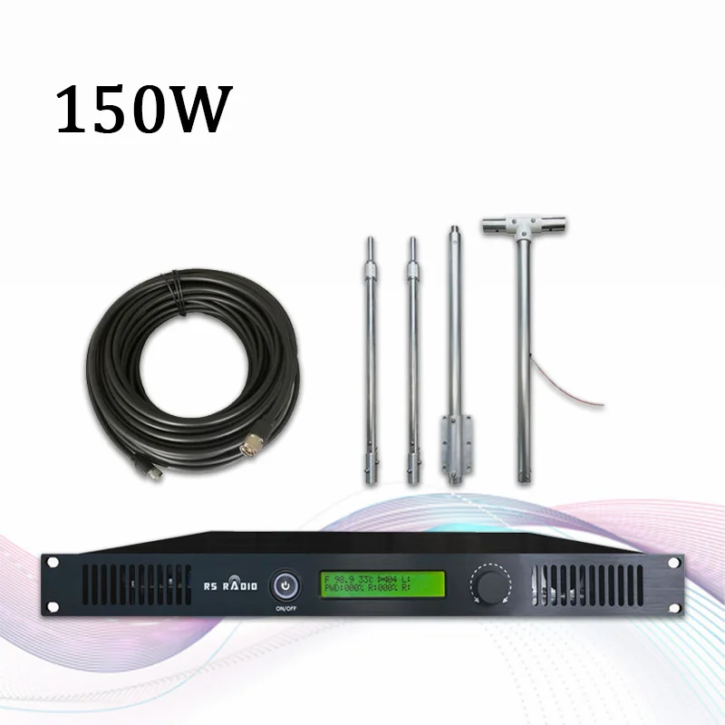 

RS RADIO 150W 150watts FM Transmitter Broadcast Equipment For Radio Station