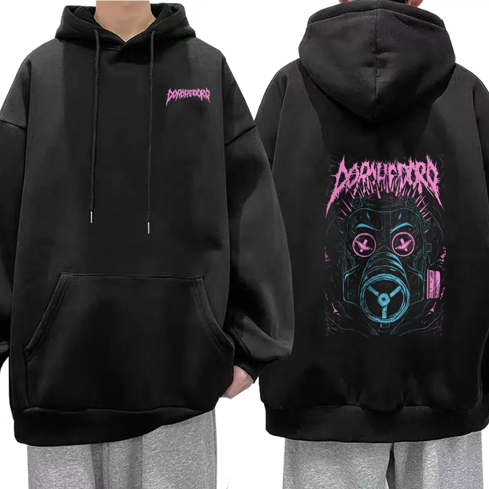 Anime Dorohedoro imprimer sweats à capuche Kaiman bienvenue au Chaos japon Manga sweats hommes haut pour femme décontracté surdimensionné Style Streetwear