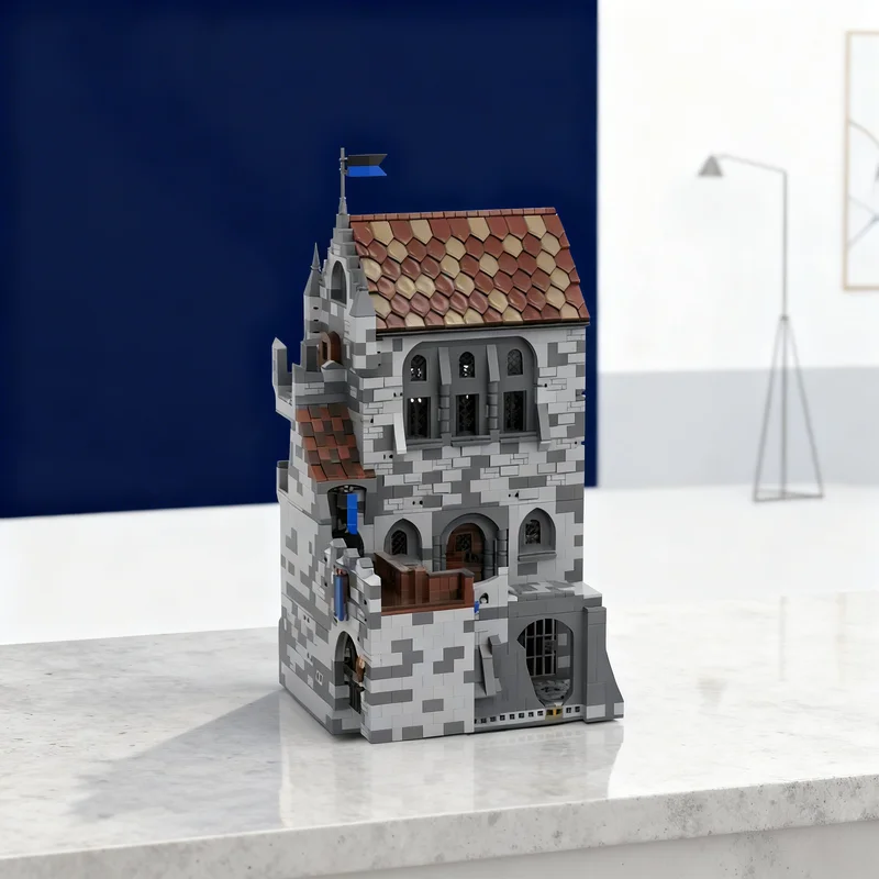 

4820pcs MOC H06 Prison And Writing Rooms For My Castle Model Building Blocks Construction Toys Christmas Gifts Brick Kids Idea