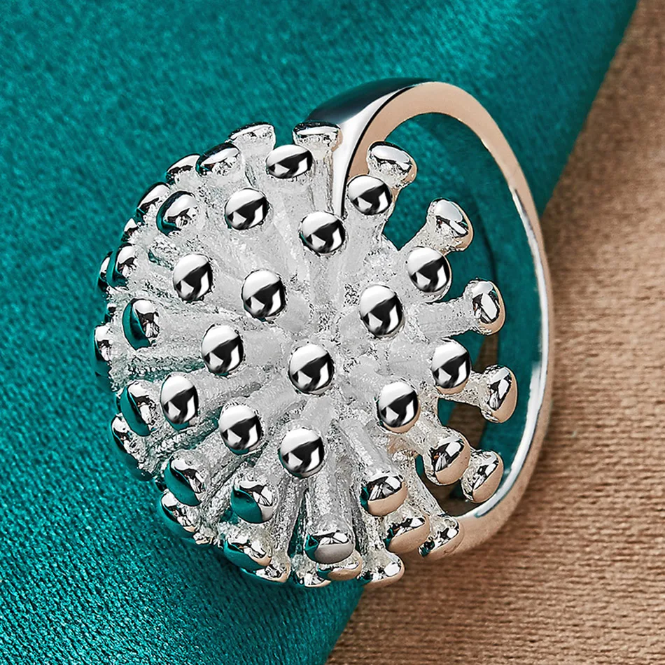 Blueench – bague en forme de champignon en argent Sterling 925, bijoux à la mode pour femme, demande de mariage